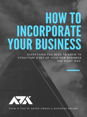 cover image of How to Incorporate Your Business